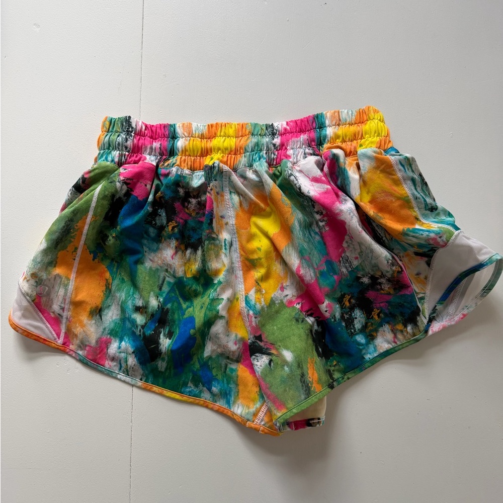 lululemon athletica Multicolor Abstract Athletic Shorts